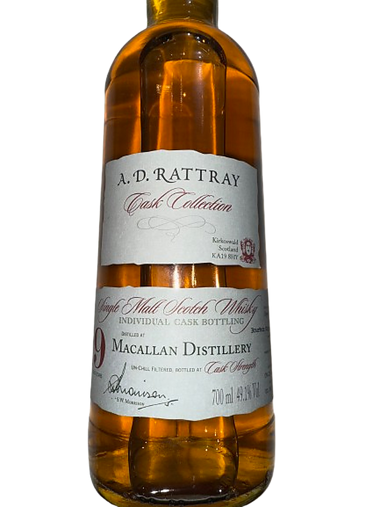 A.D. Rattray Macallan 19 Year Old - Front