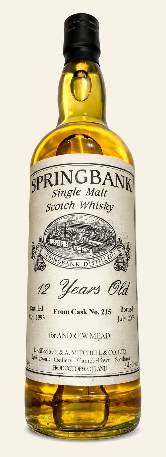 Springbank 12 Year Old - Special Cask No. 215